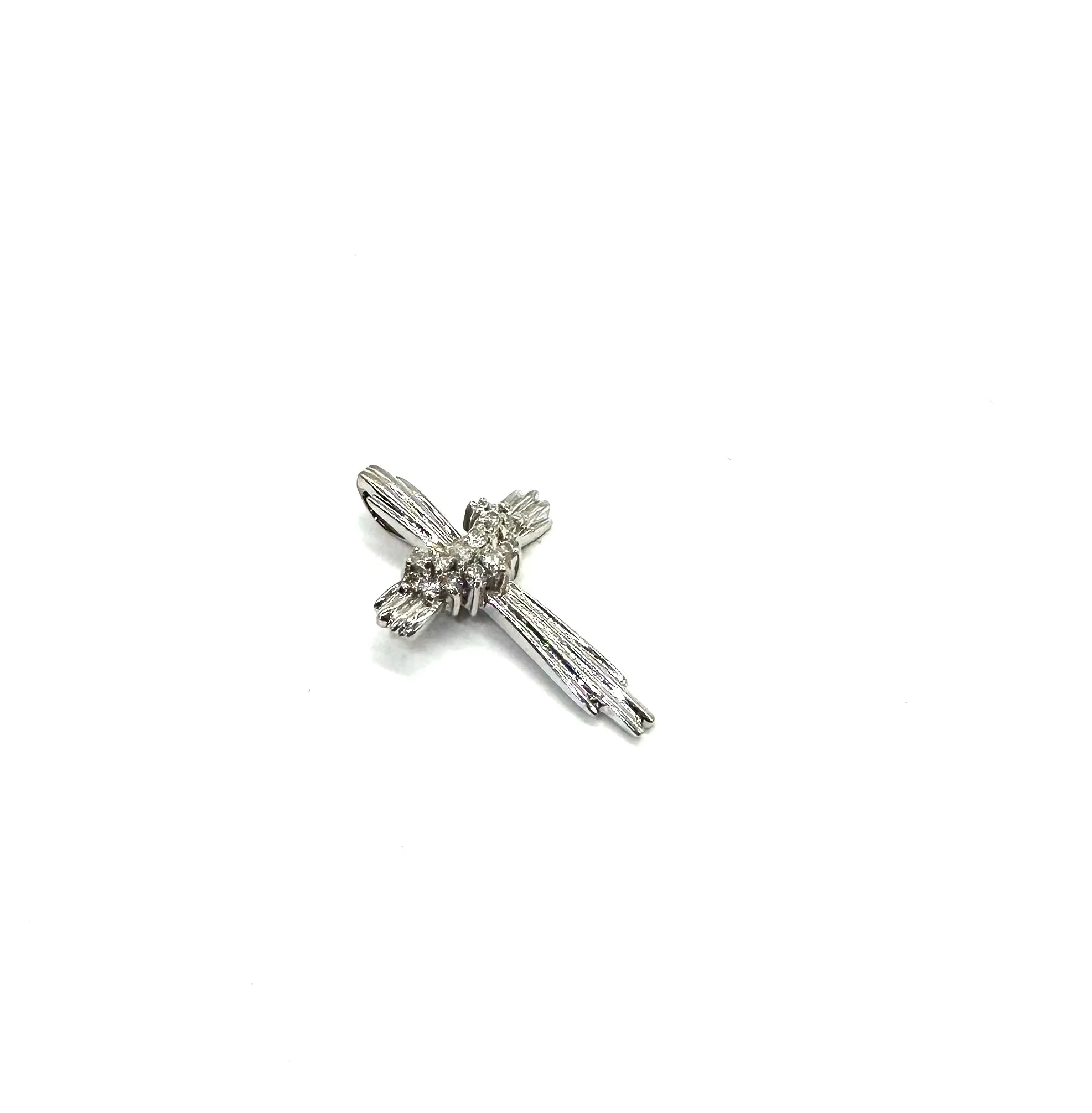 1/3 Ctw Diamond Cross Pendant