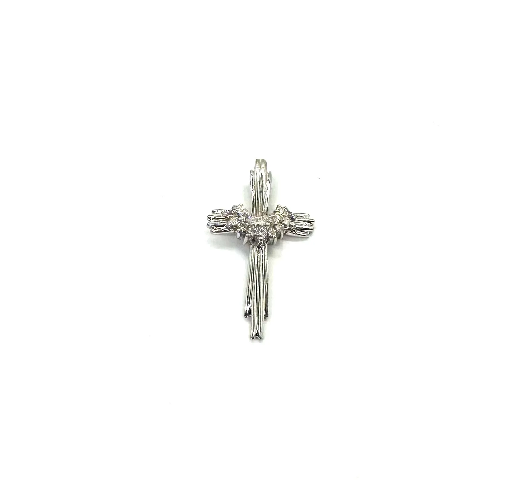 1/3 Ctw Diamond Cross Pendant