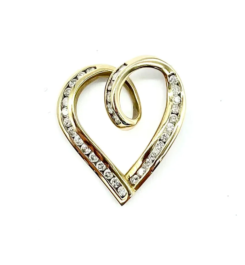 1/3 ctw Diamond Heart Pendant