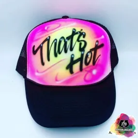 Airbrush Hat Swirl Design