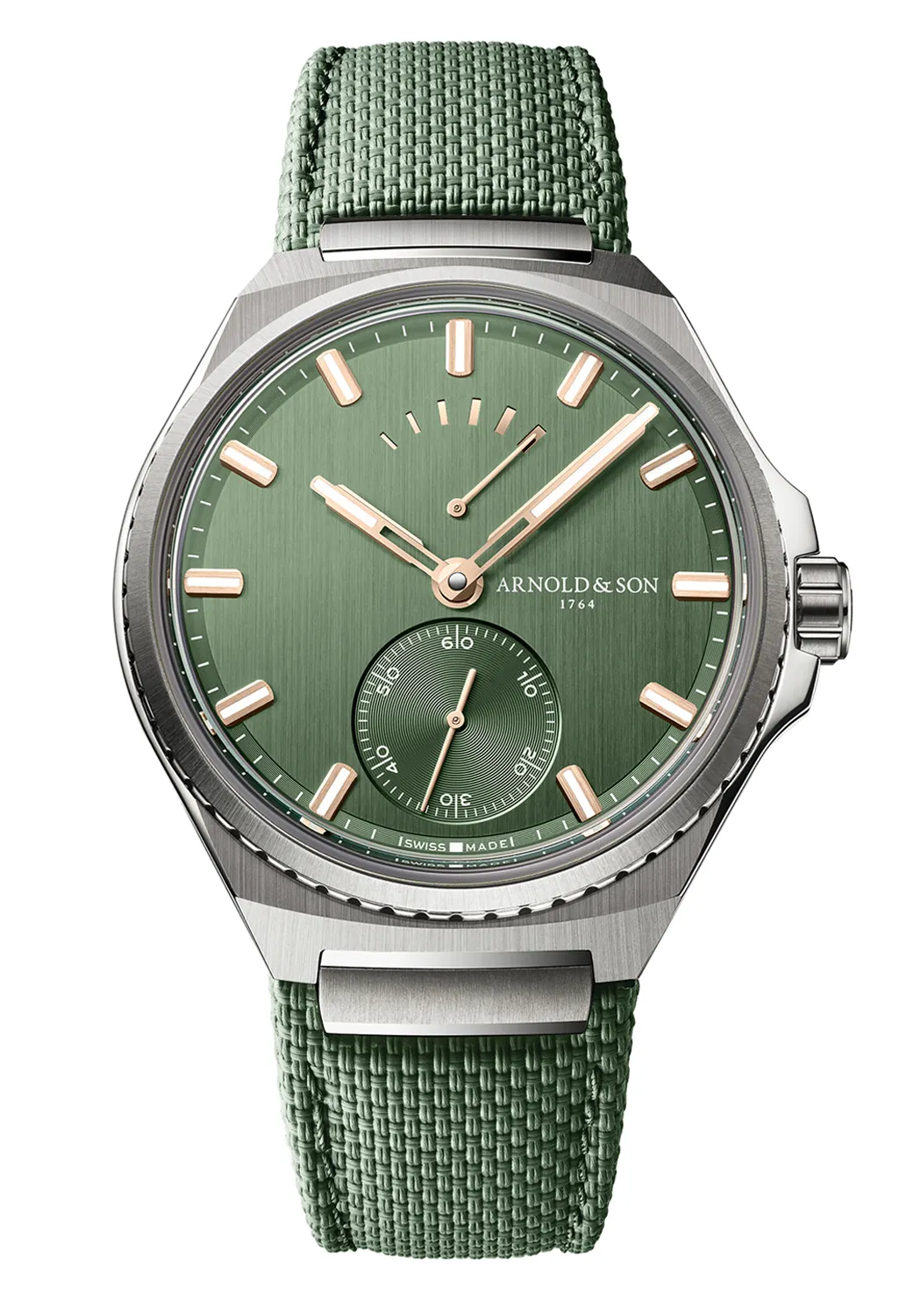 Arnold & Son Longitude Titanium Fern Green