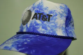 AT&T Tie Dye Vintage 80's Adjustable Back Snapback Hat