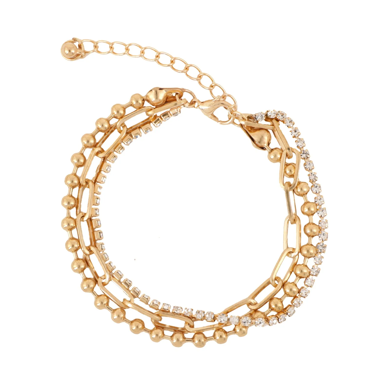 Aviva Gold Watch Bracelet Stack