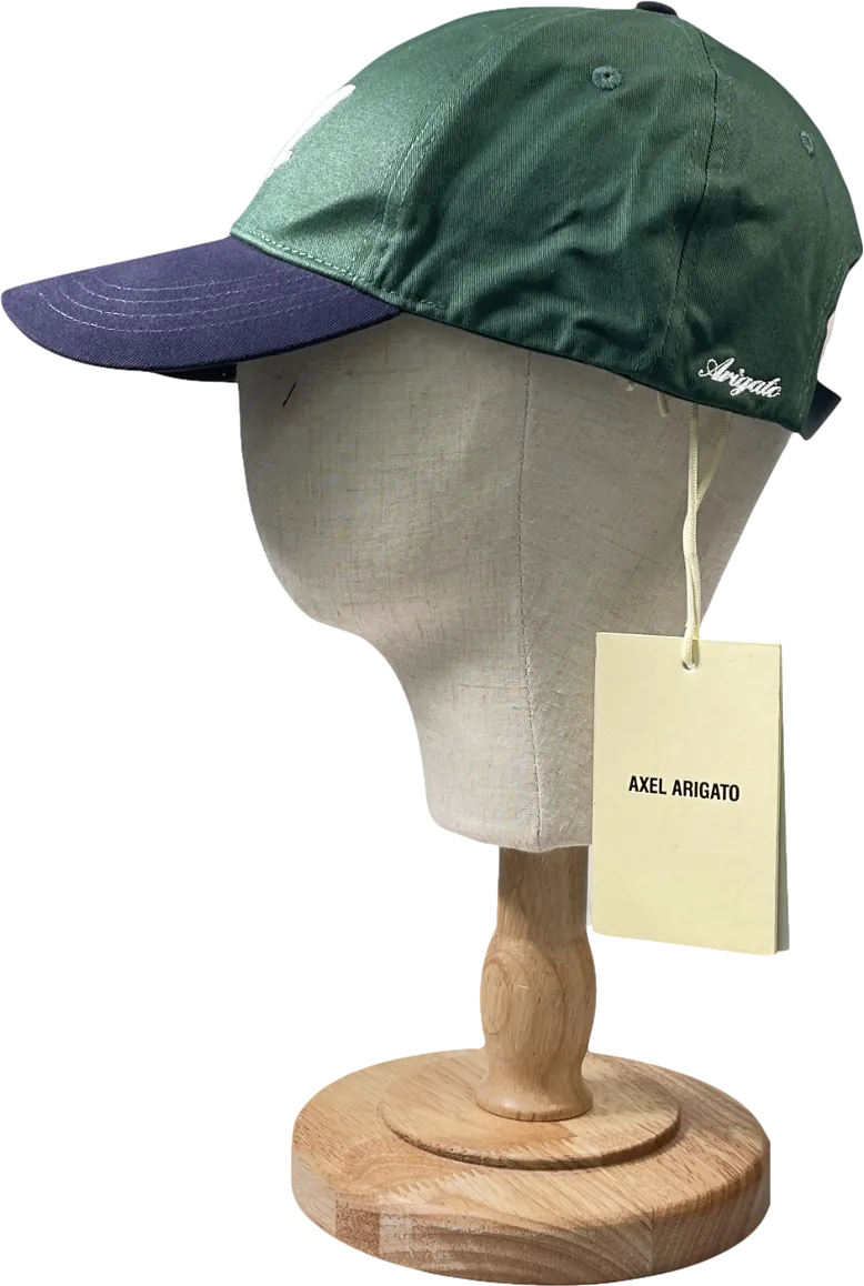 AXEL ARIGATO Green Signature Logo Cap One Size