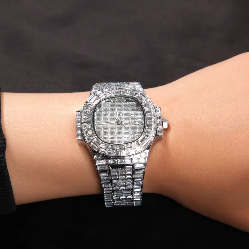 Baguatte CZ Diamond Watch