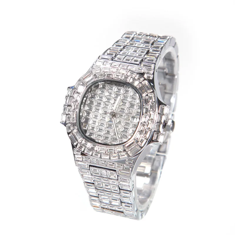 Baguatte CZ Diamond Watch