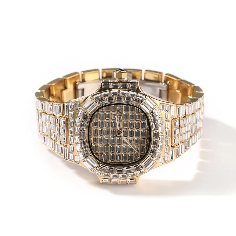 Baguatte CZ Diamond Watch