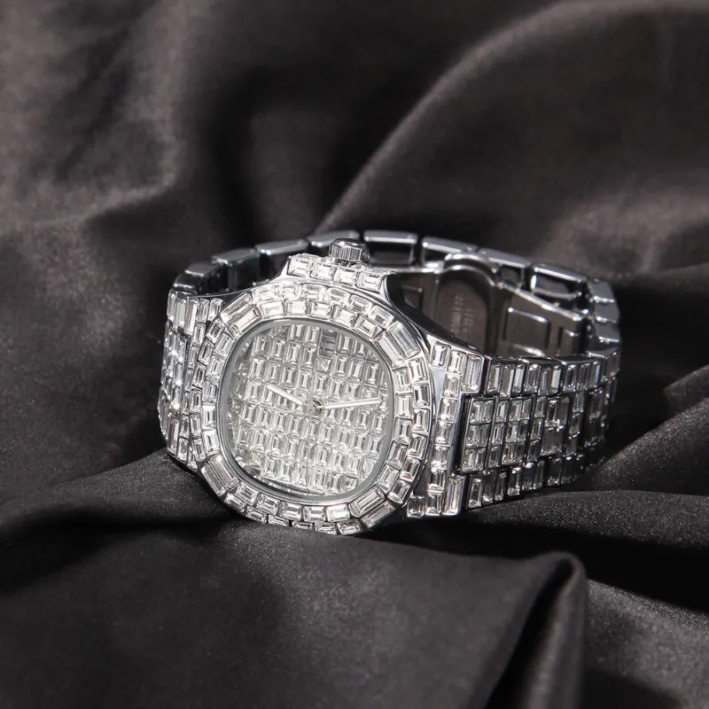 Baguatte CZ Diamond Watch