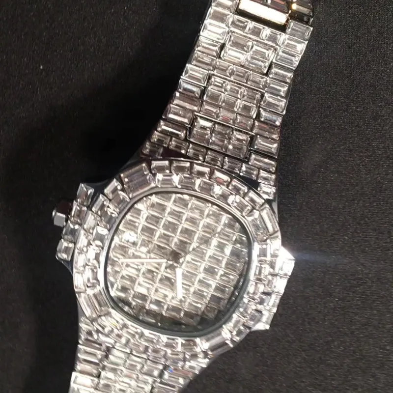 Baguatte CZ Diamond Watch