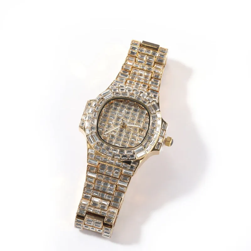 Baguatte CZ Diamond Watch