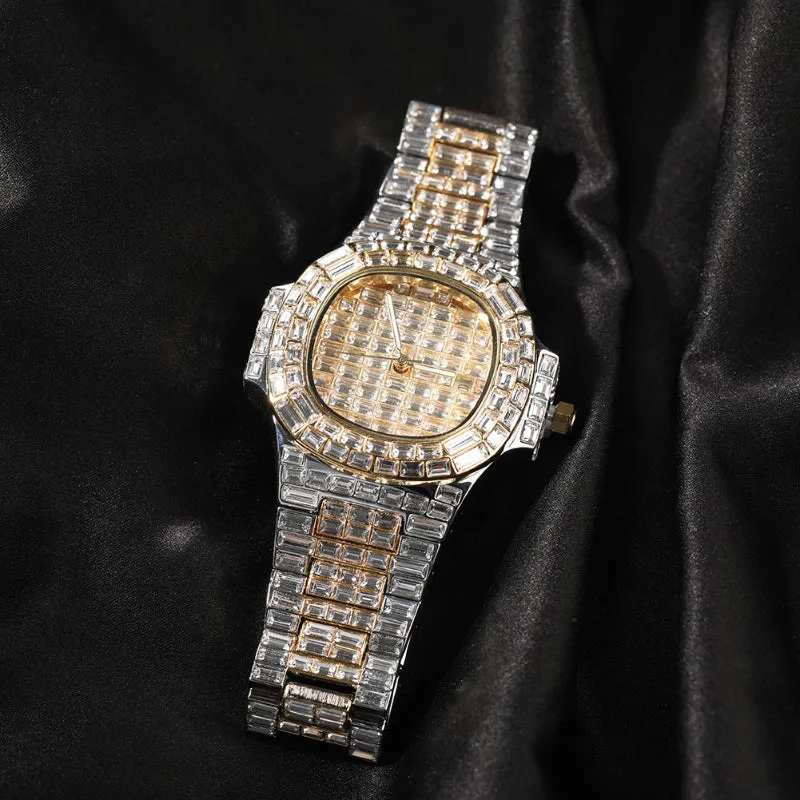 Baguatte CZ Diamond Watch