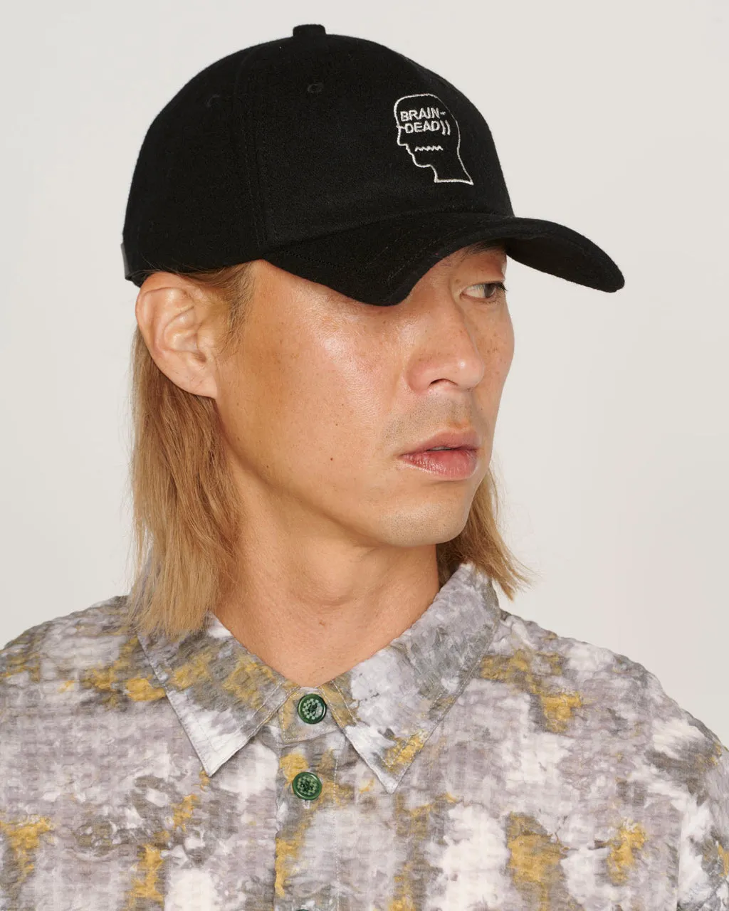 Batwing Logohead Hat - Black