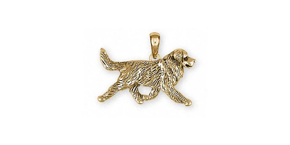 Bernese Mountain Dog Pendant Jewelry 14k Gold Handmade Dog Pendant BMD32X-PG