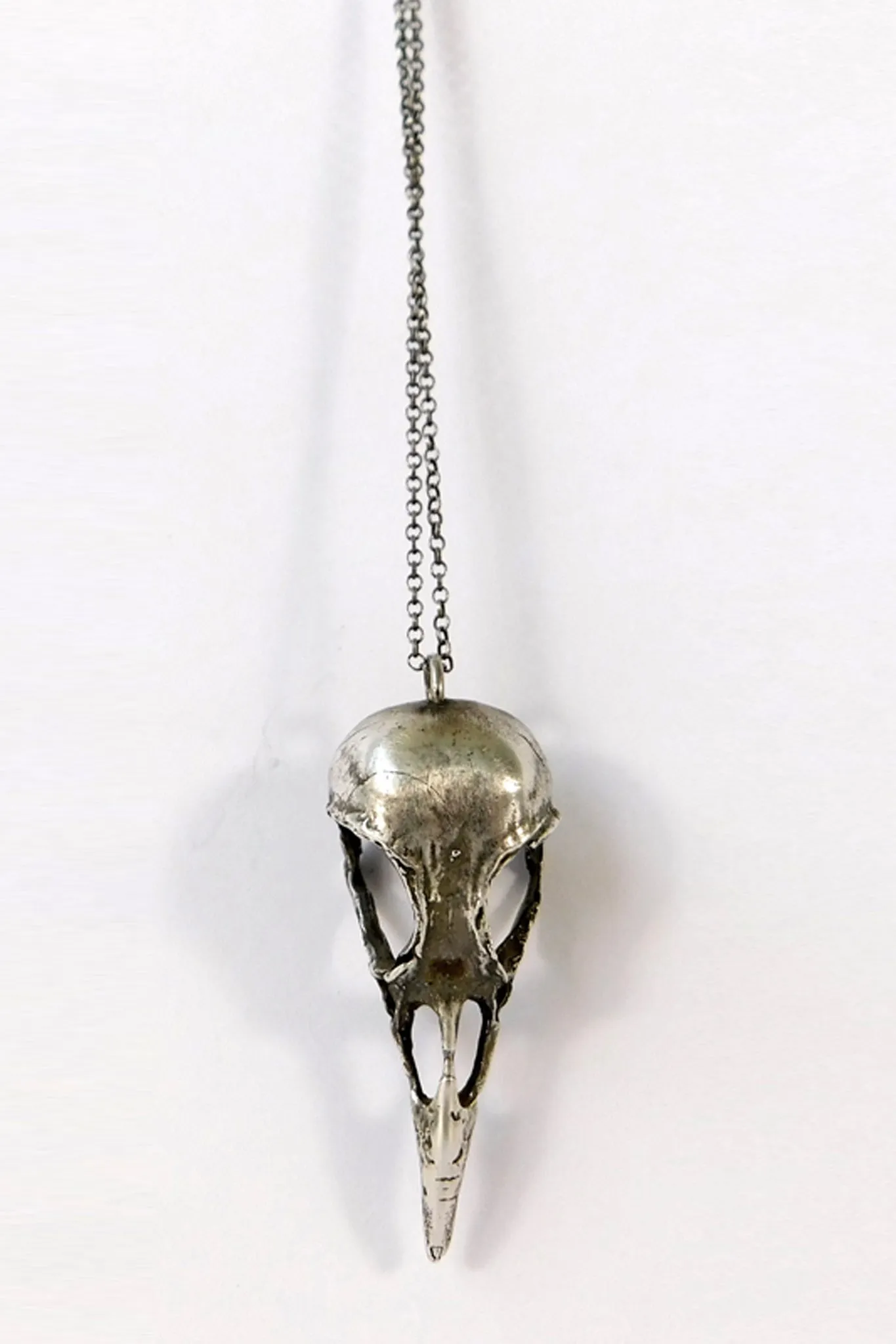 Blue Jay Skull Pendant