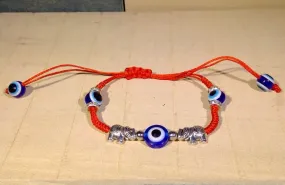 Bracelet - Evil Eye Red Elephant