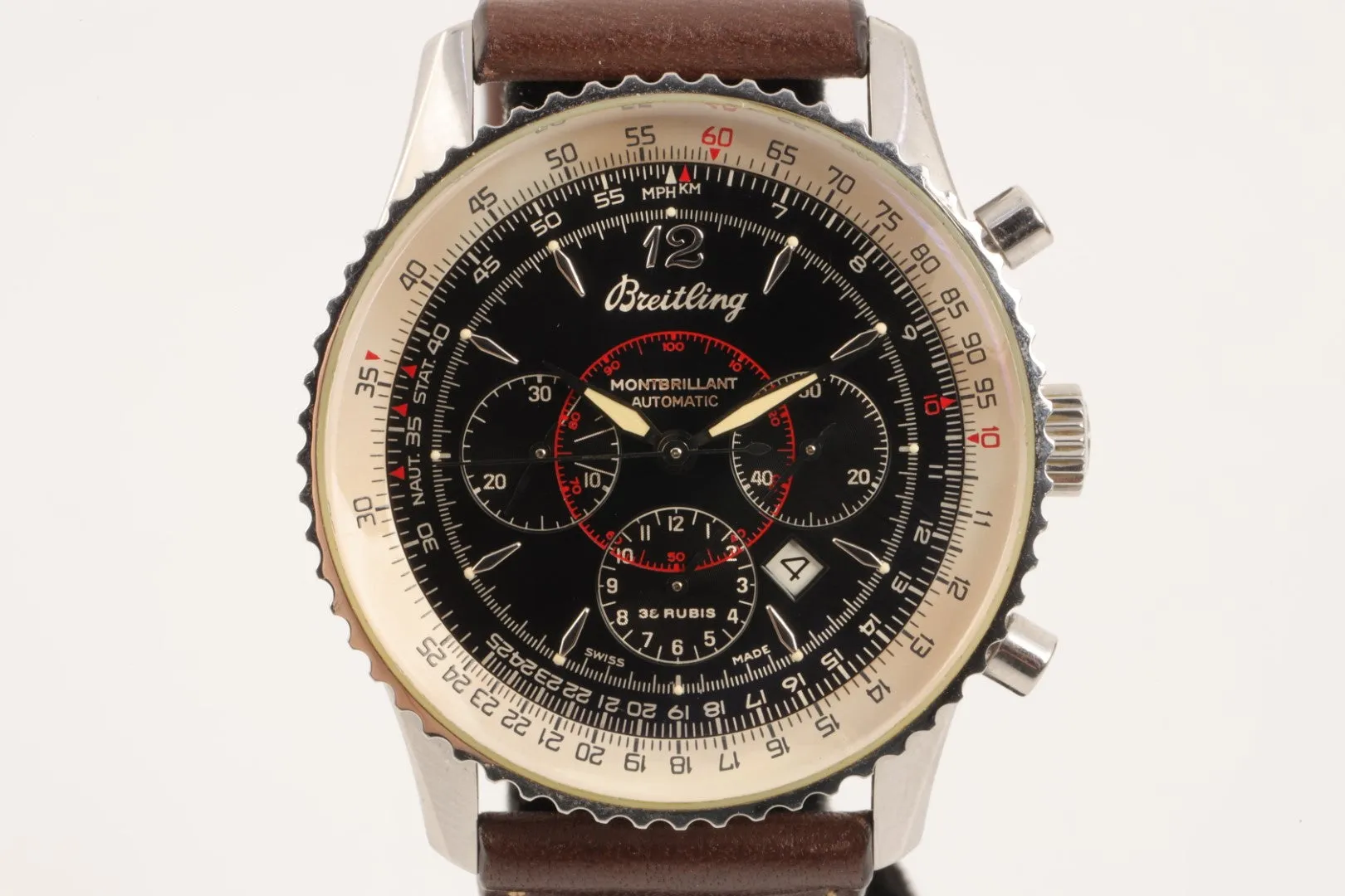 Breitling Navitimer Montbrillant A41330 38mm Men's Watch