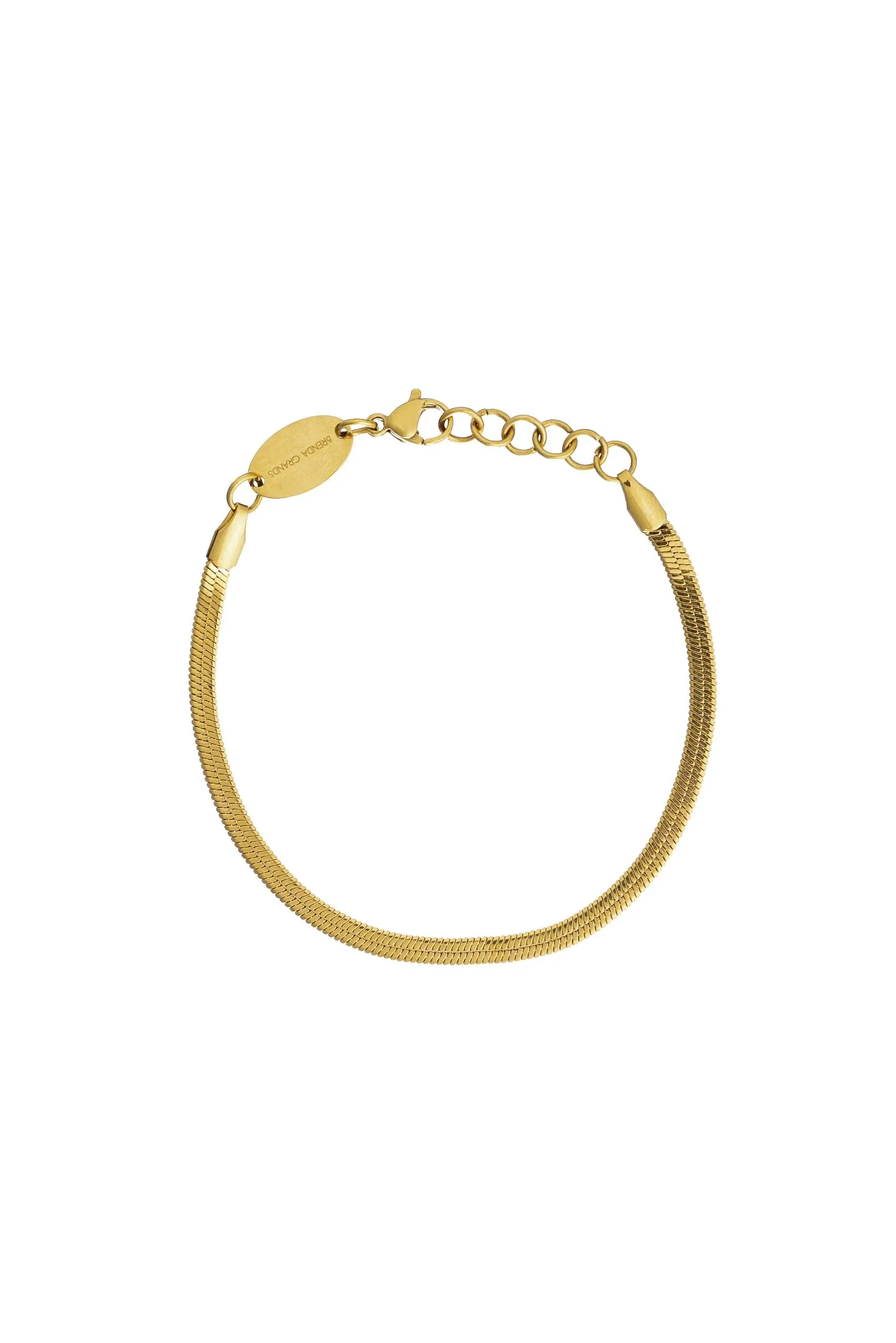 Brenda Grands Dainty Herringbone Bracelet