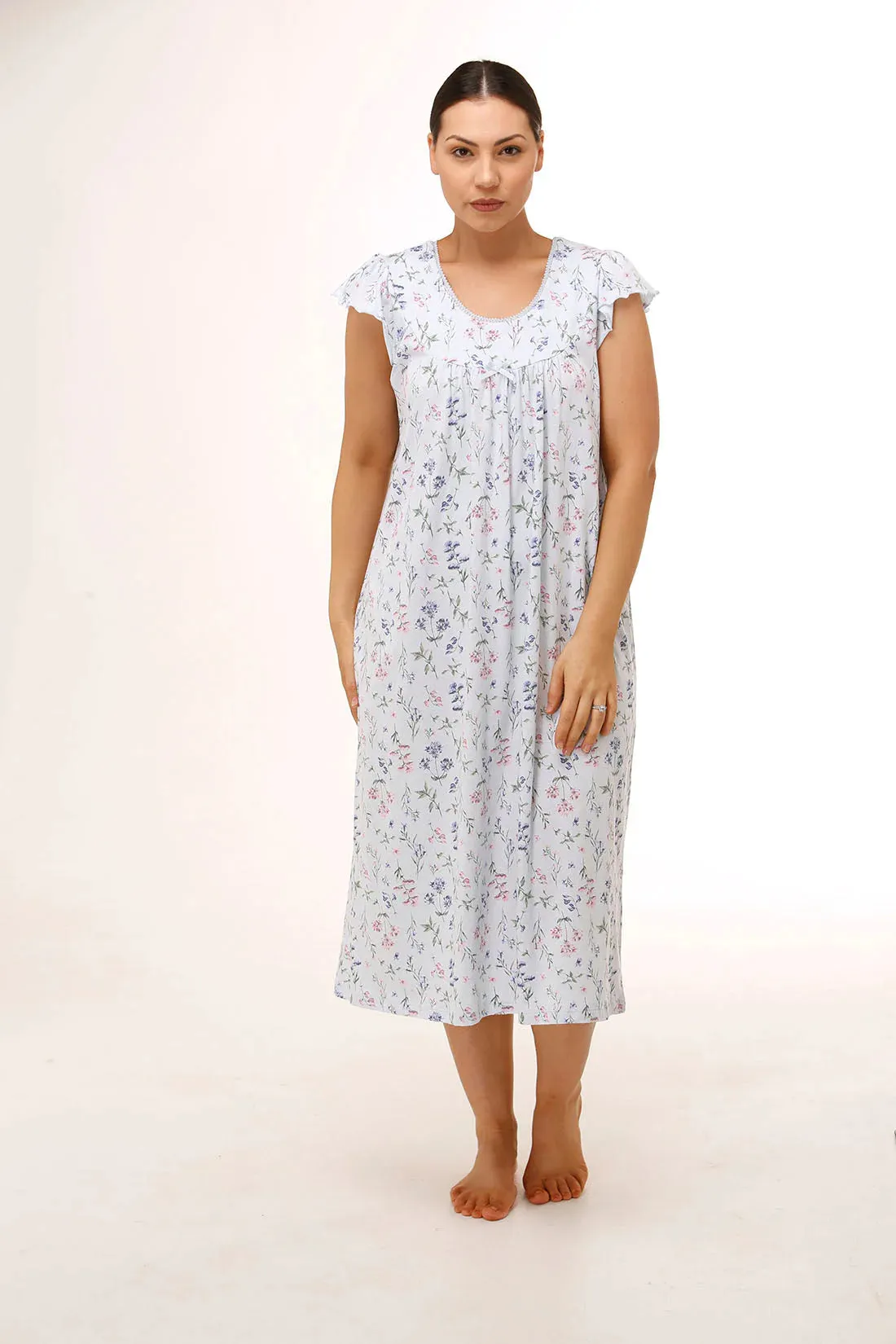 Cap Sleeve Meadow Nightie