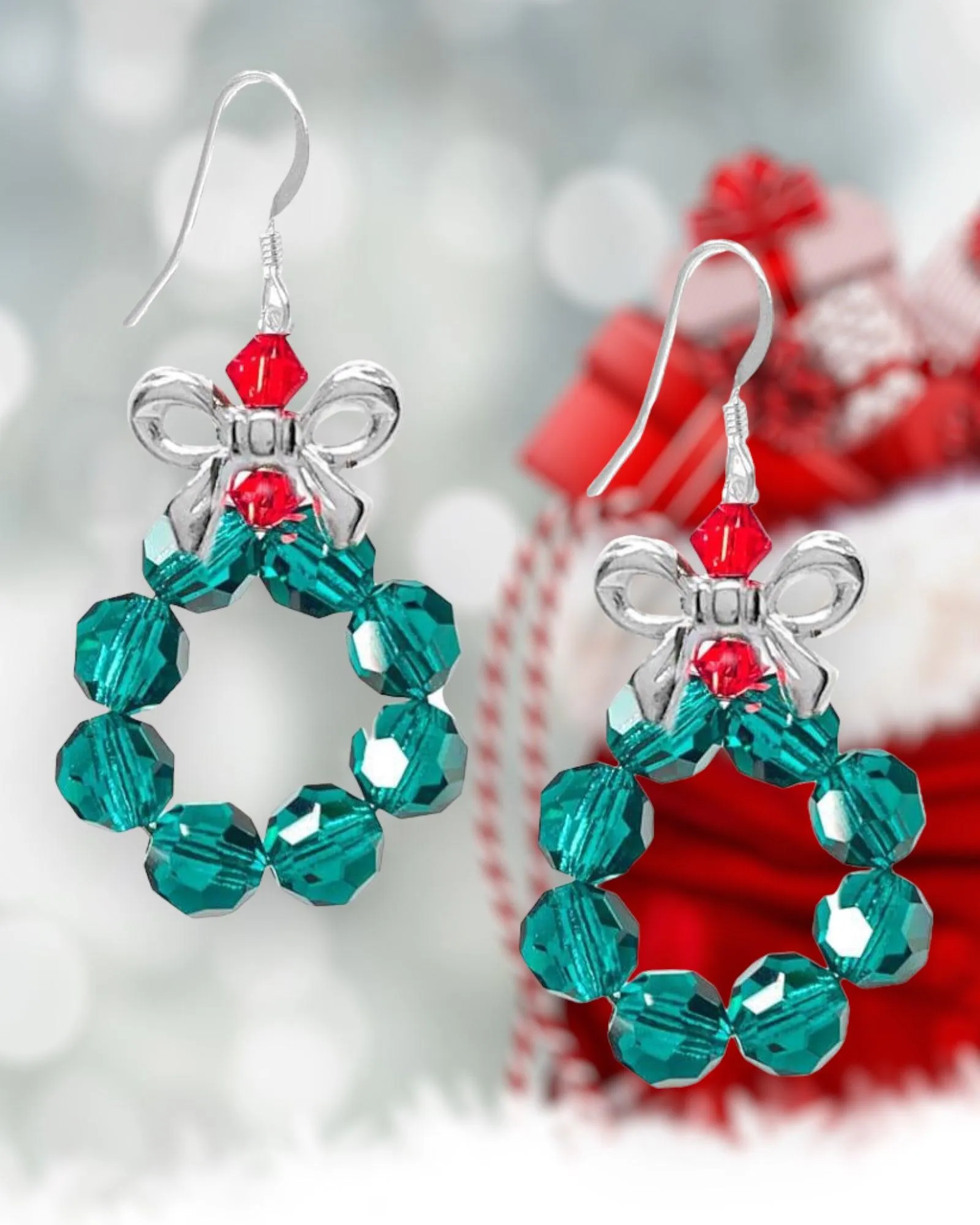 Christmas Wreath Earring Kit