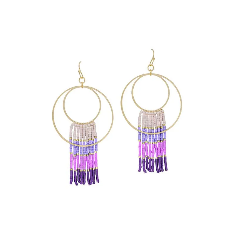 Circle Dangle Earrings