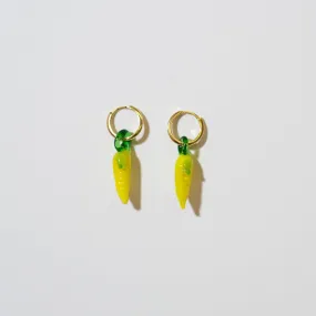 Corn Hoop Earrings