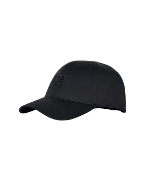 CP Company Gabardine Logo Cap Nero