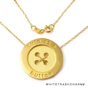 Cute As A Button Necklace