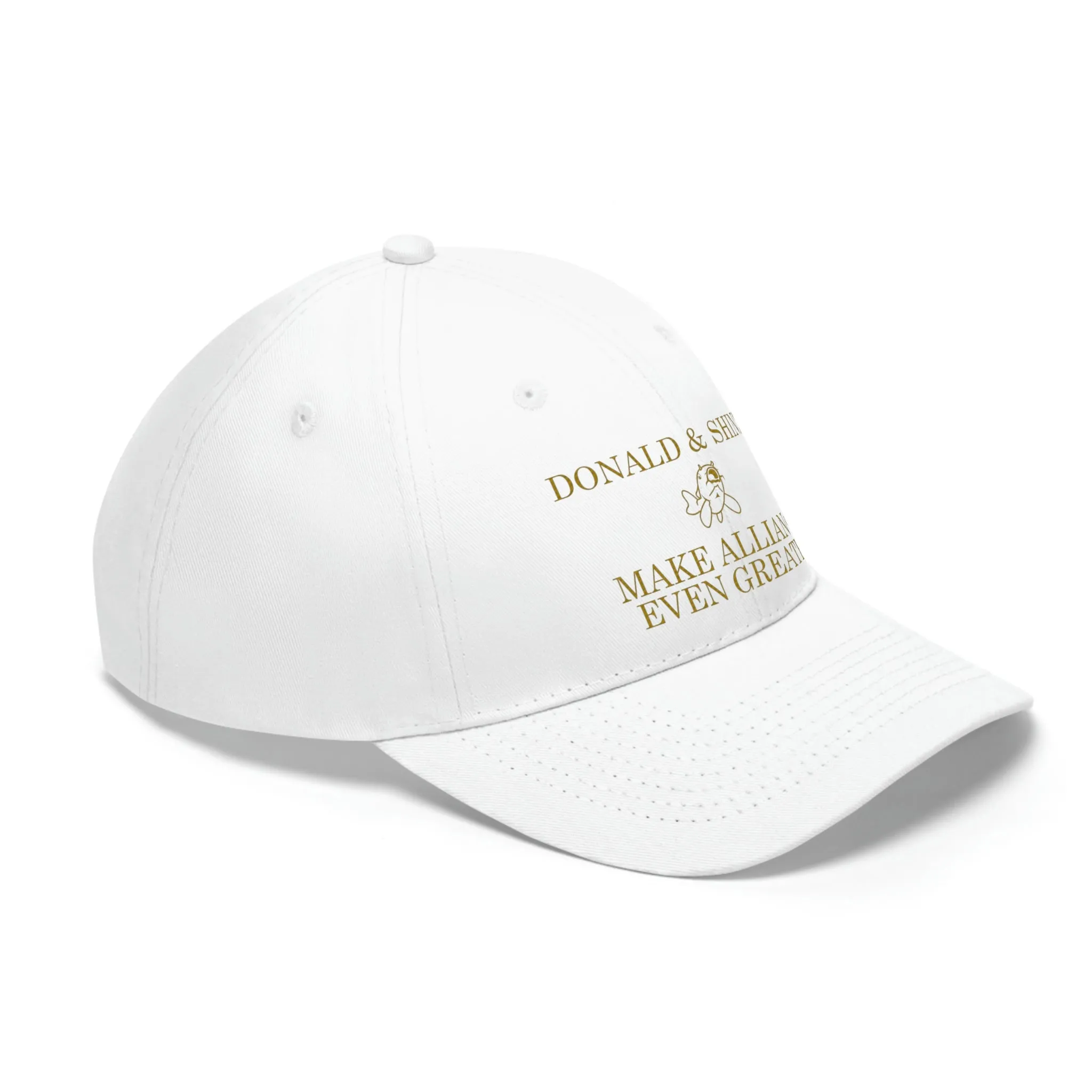 Exclusive Donald Trump and Shinzo Abe Friendship Hat with Beautiful Koi Fish Design