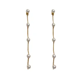 Elegant Pearl Drop Earrings