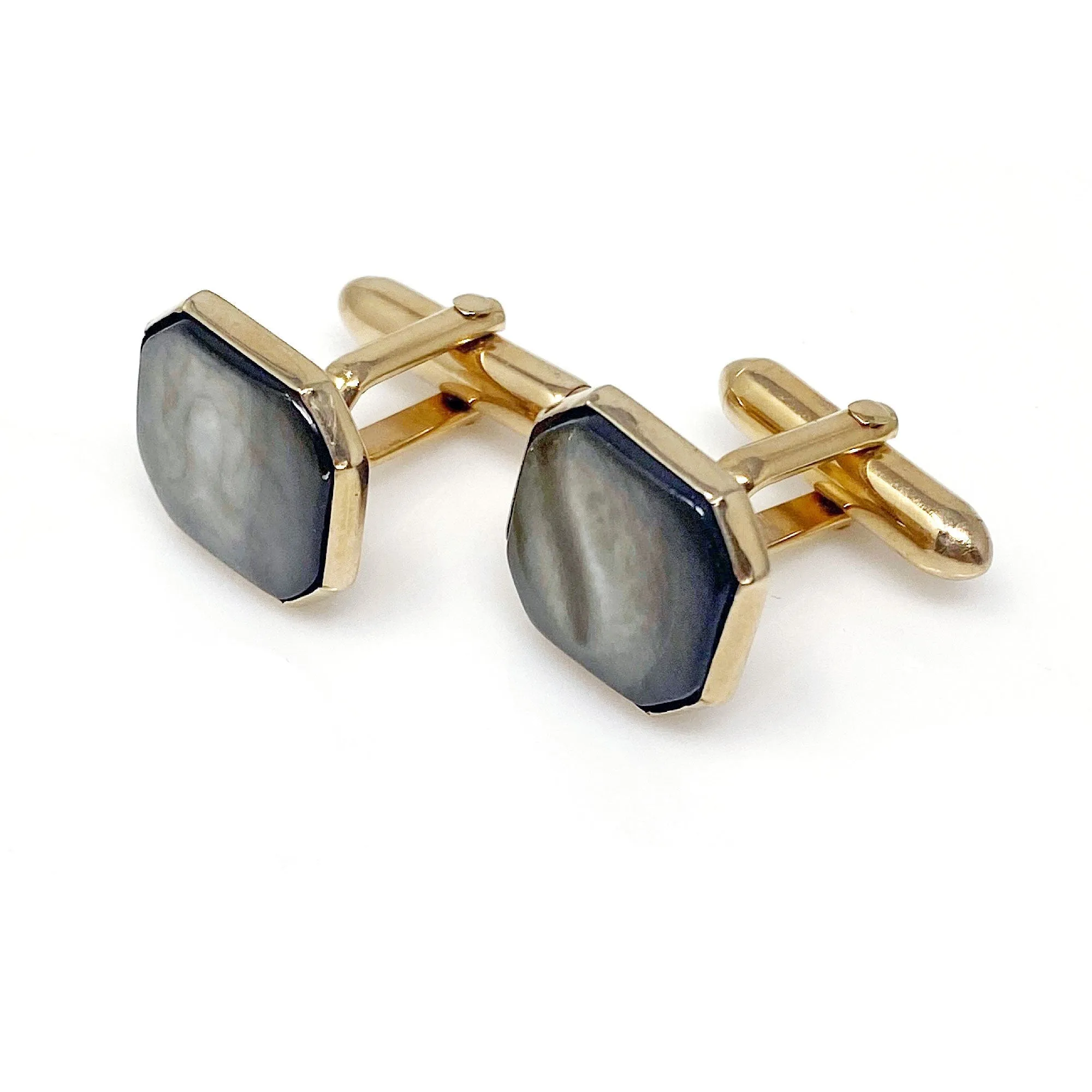 EMERSON vintage Swank shell cuff links