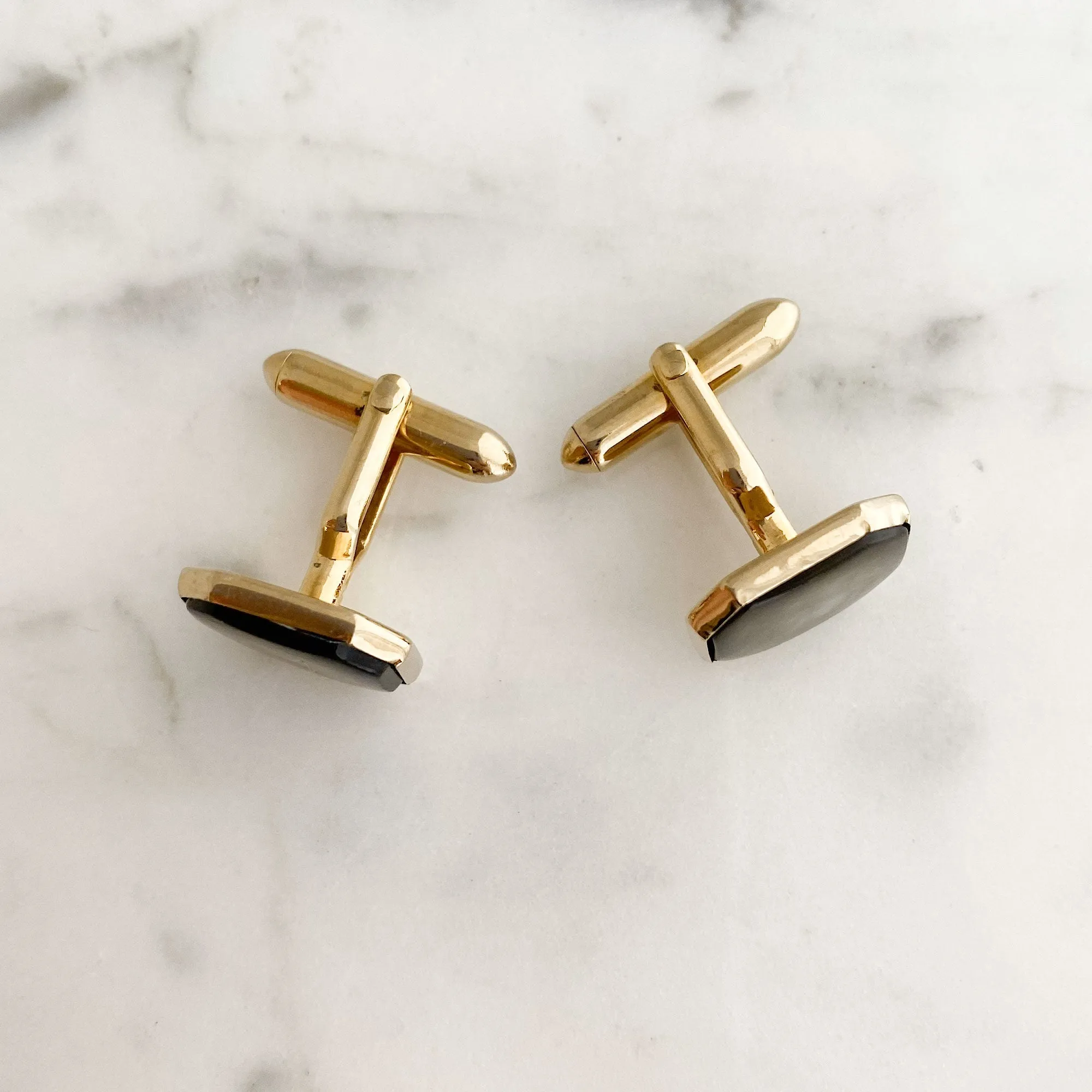 EMERSON vintage Swank shell cuff links