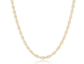 ENewton 17 Choker Gold Rope Chain Necklace