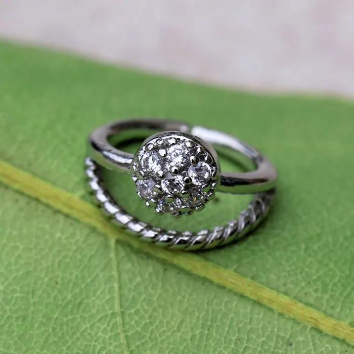 Fancy Tiara Seamless Ring