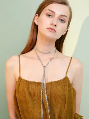 FN Sweater Chain Long Tassel Necklace LOJS89