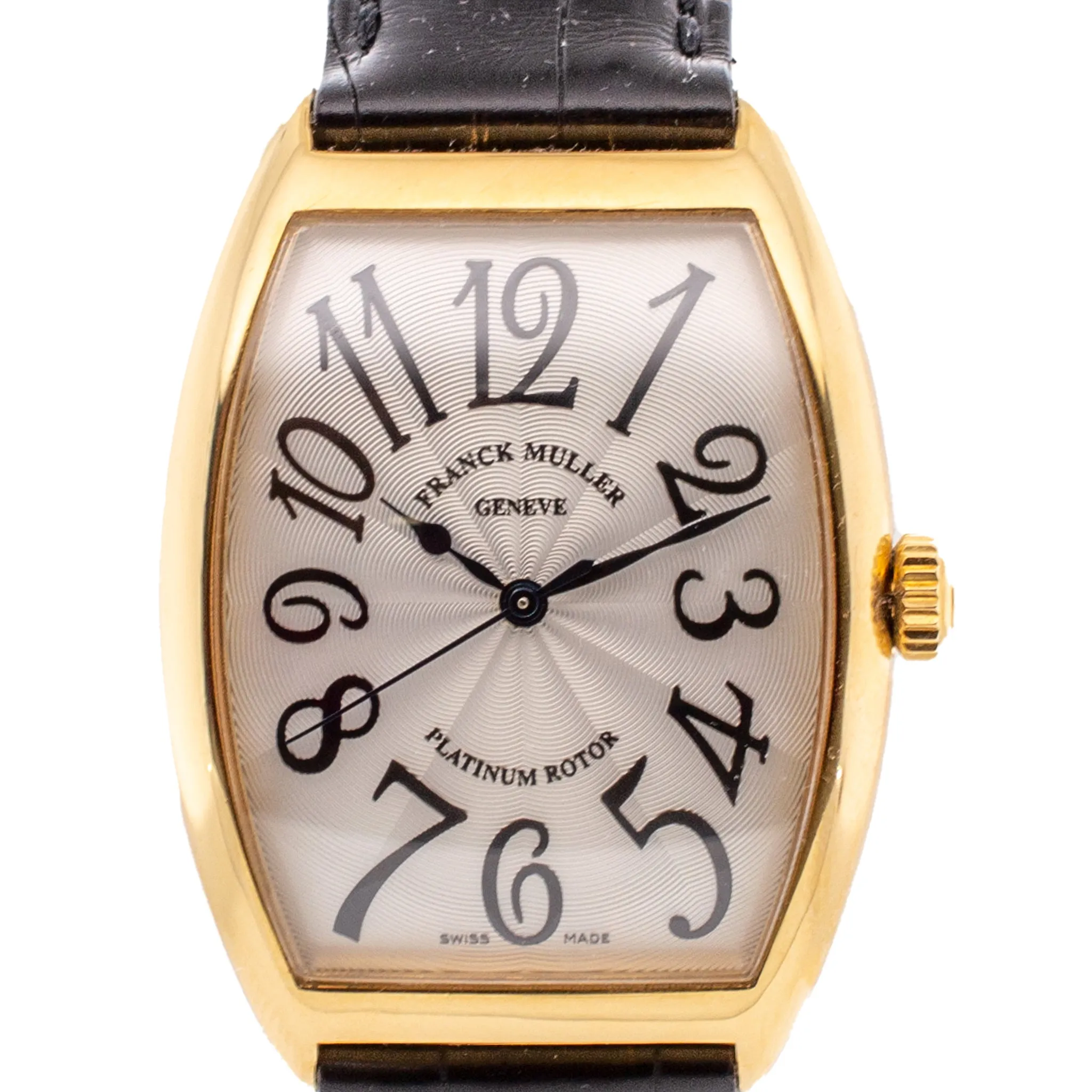 Franck Muller Curvex 6850 SC 34MM 18K Yellow Gold Watch