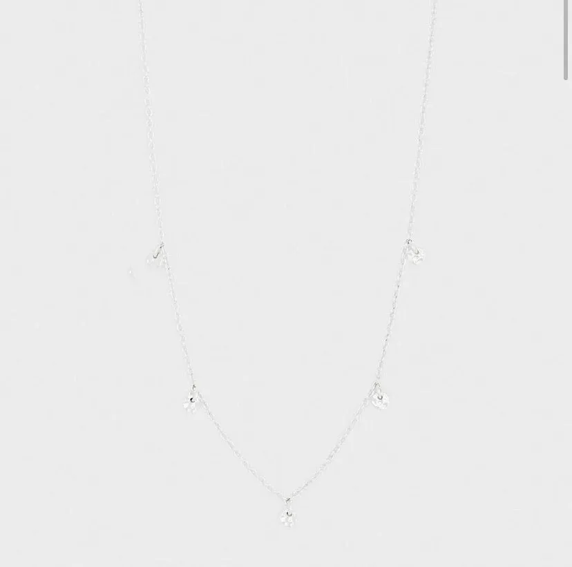 Gorjana 5 Disc Choker Necklace (silver)