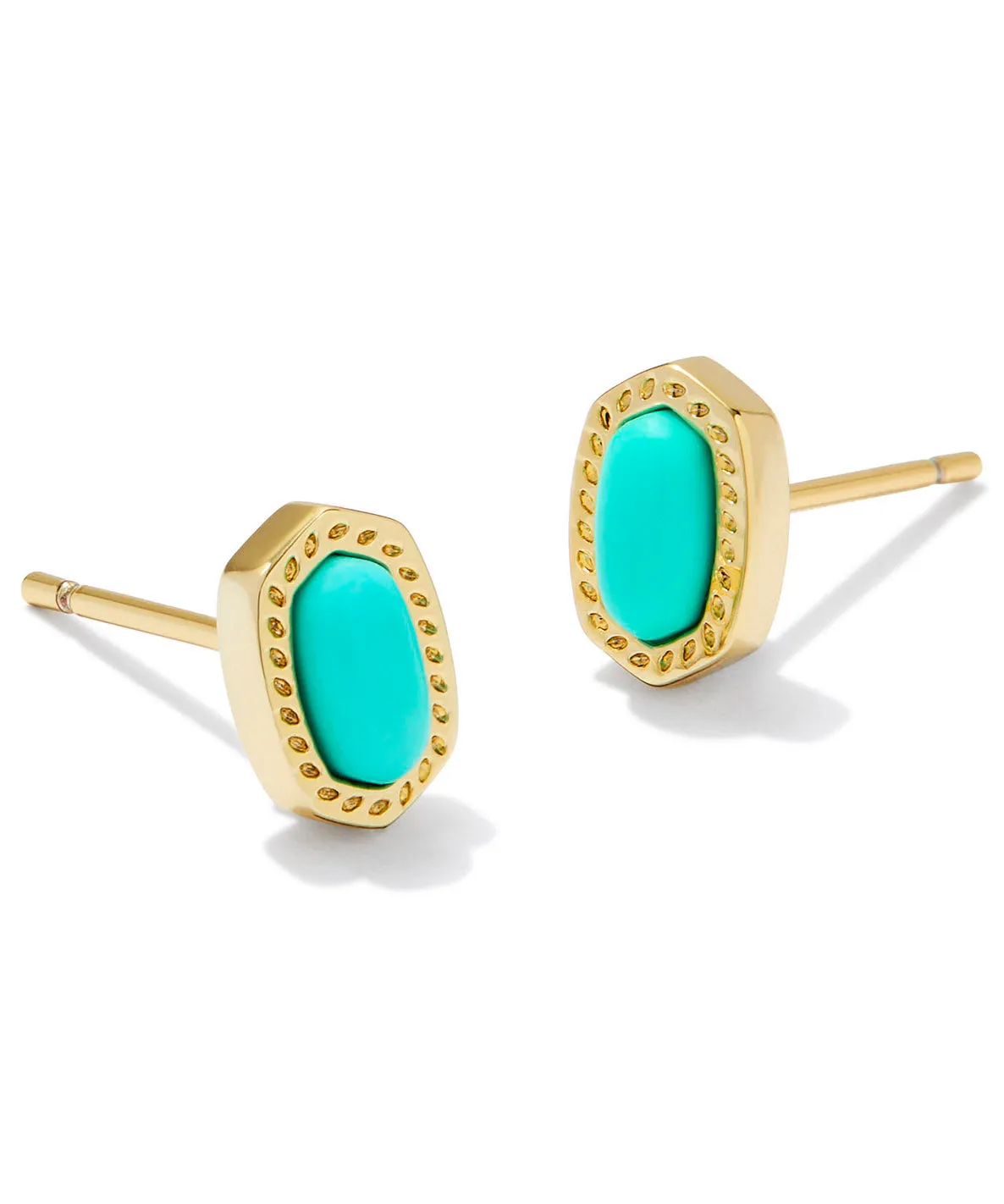 Kendra Scott Baby Ellie Stud Earrings - Fuchsia, Turquoise, Pink, Mint OR Ivory MOP