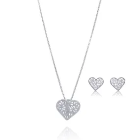 LITTLE HEARTS SILVER SET