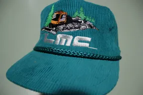 LMC Equipment Corduroy Rope Vintage 80's Adjustable Back Snapback Hat