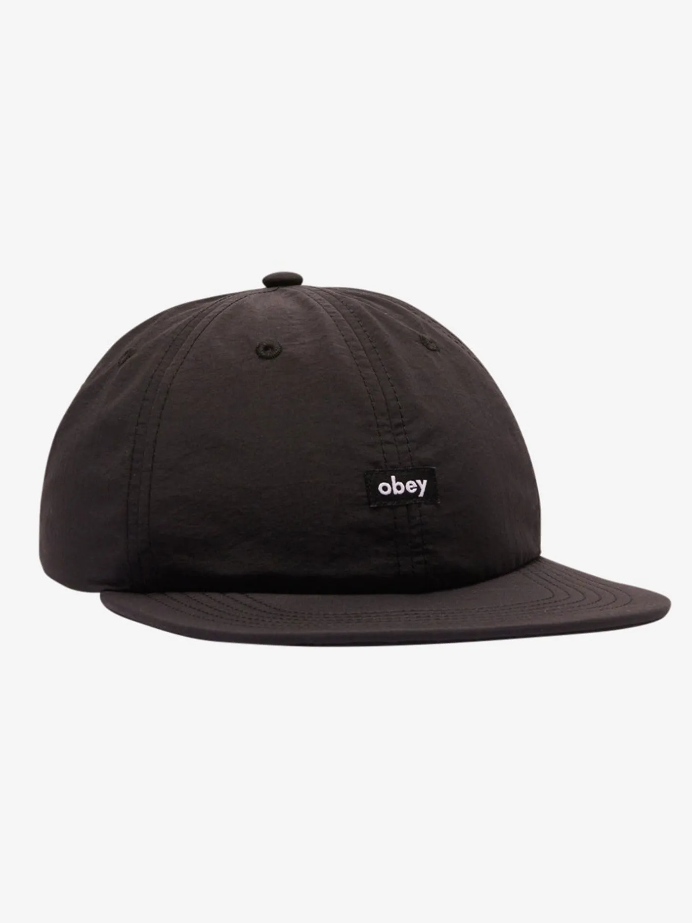 Lowercase Nylon Strapback Hat