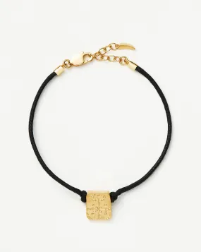 Lucy Williams Byzantine Coin Cord Bracelet | 18ct Gold Plated Vermeil