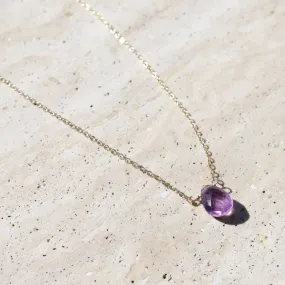 Luxury Amethyst Chain Necklace