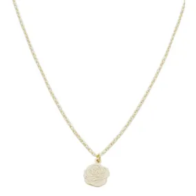 Magic Charm Rose Necklace (Gold)