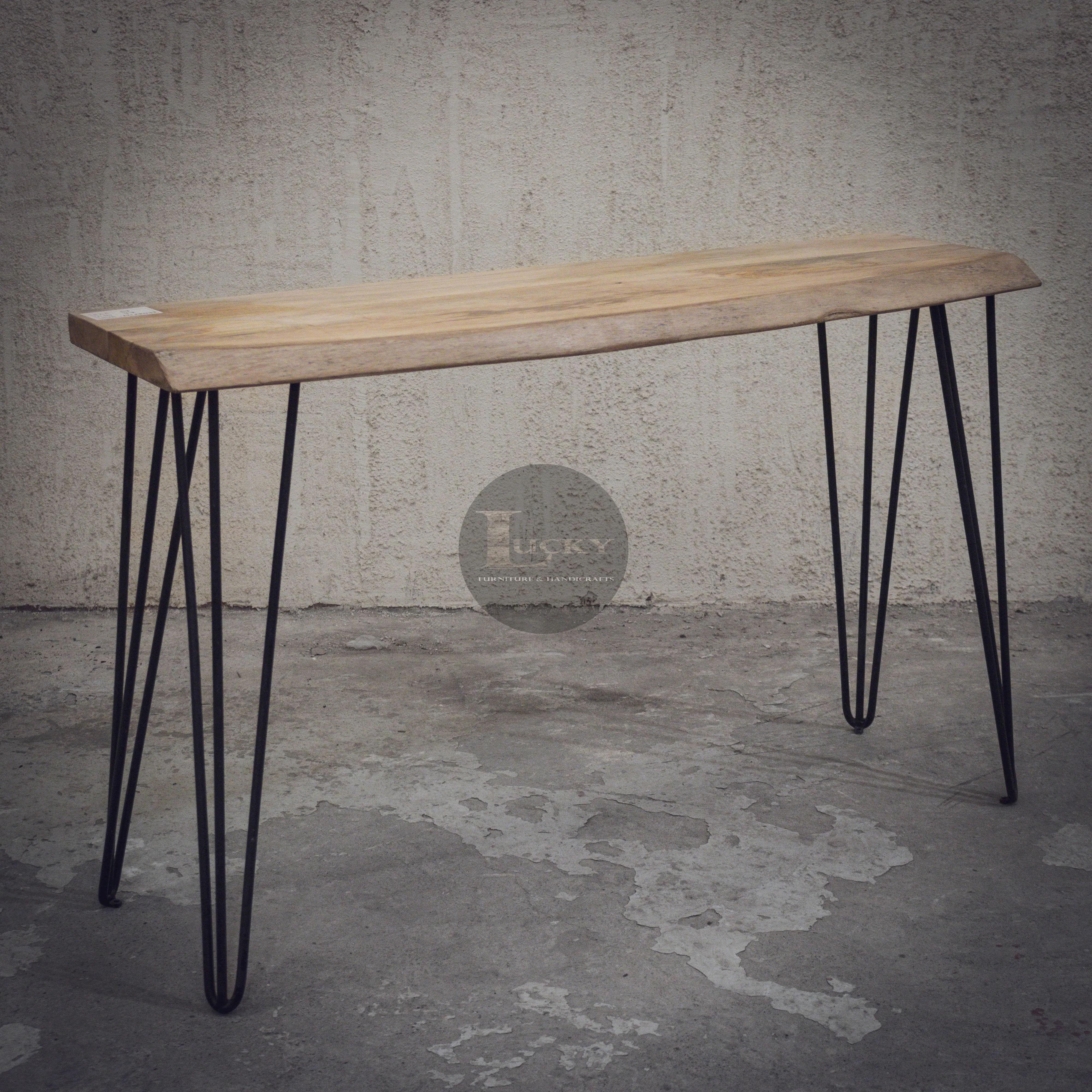 Mango Live Edge Wood hairpin console