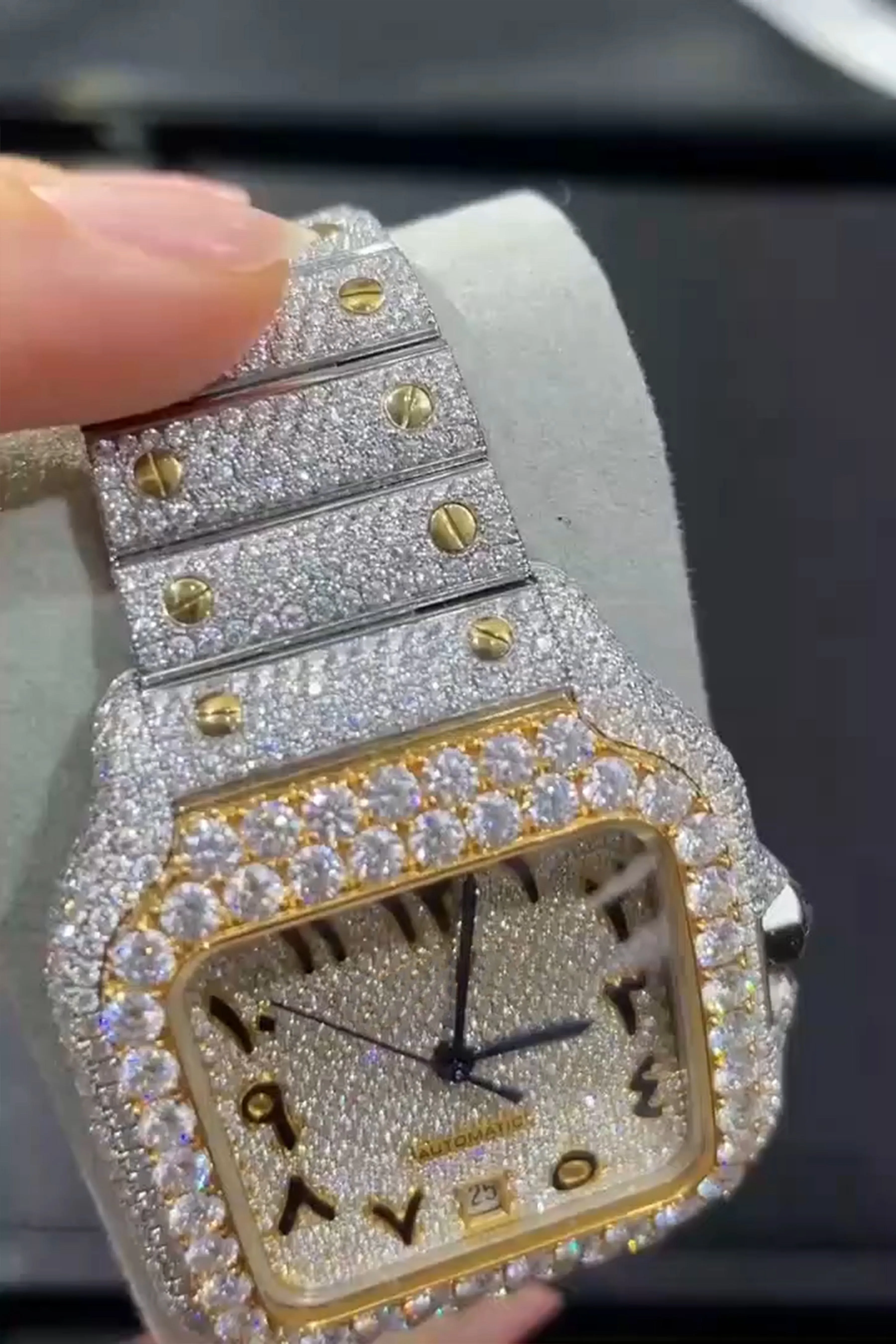 Moissanite watch | diamond watch(W-16)