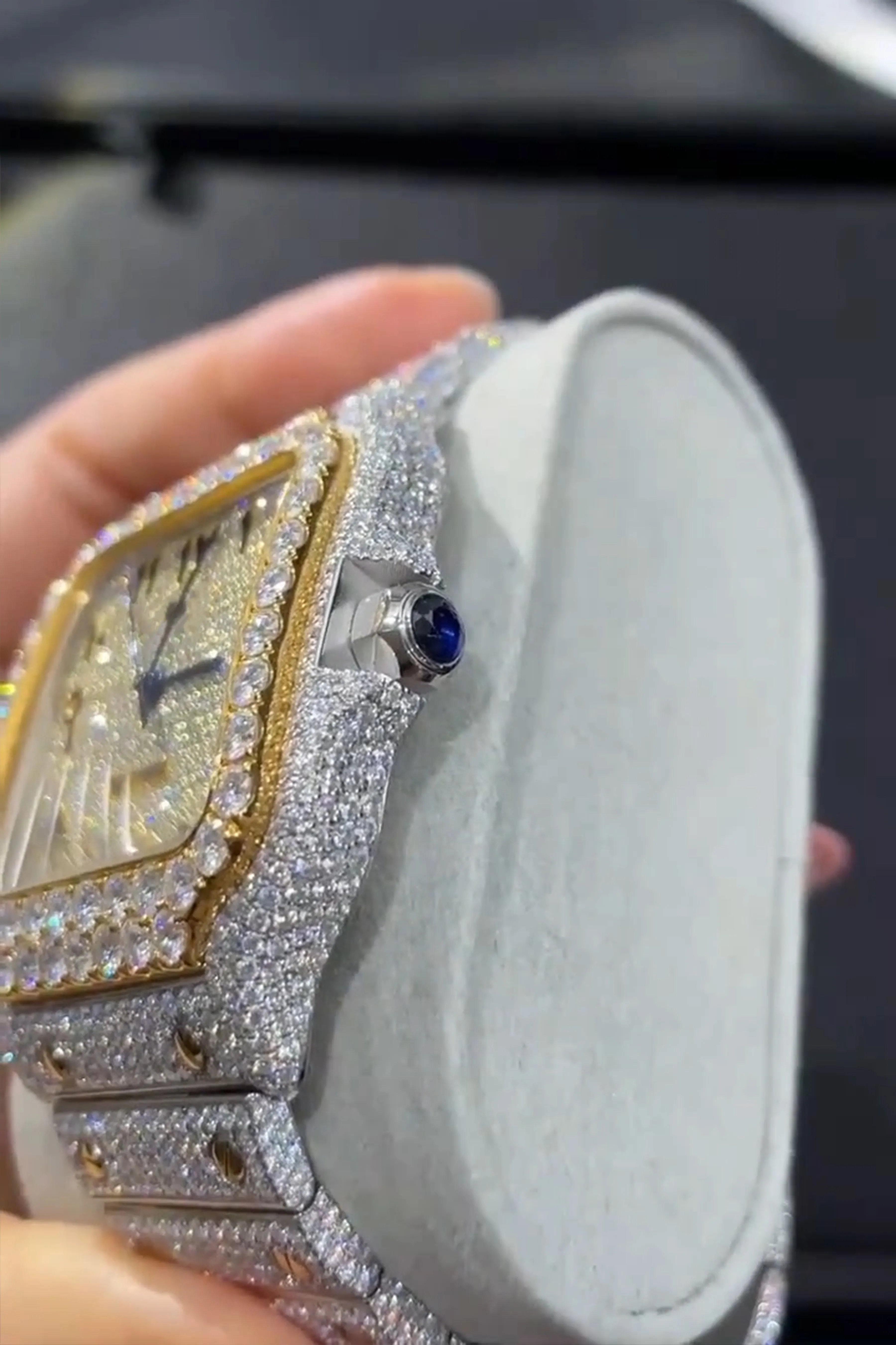 Moissanite watch | diamond watch(W-16)