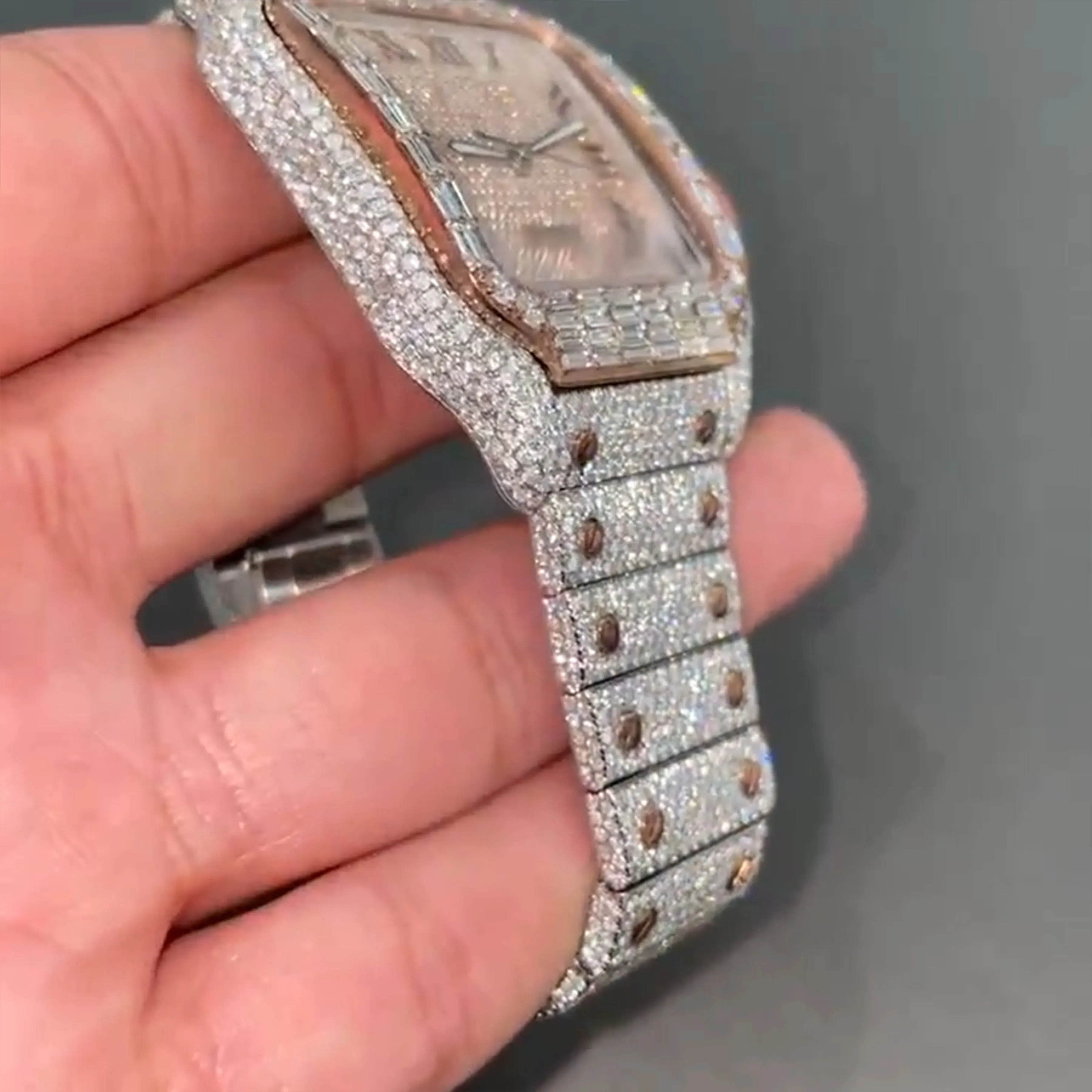 Moissanite watch | diamond watch(W-29)