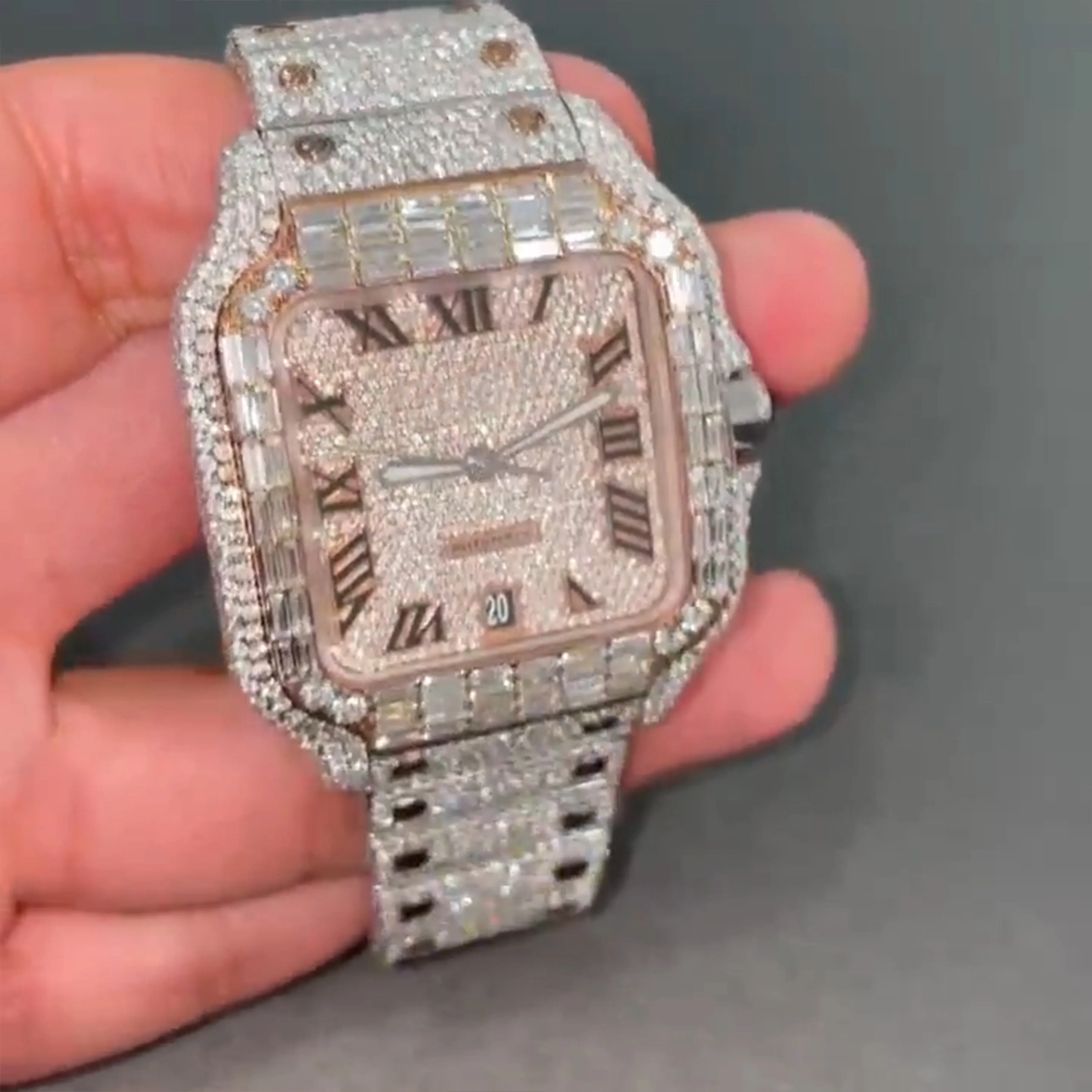 Moissanite watch | diamond watch(W-29)