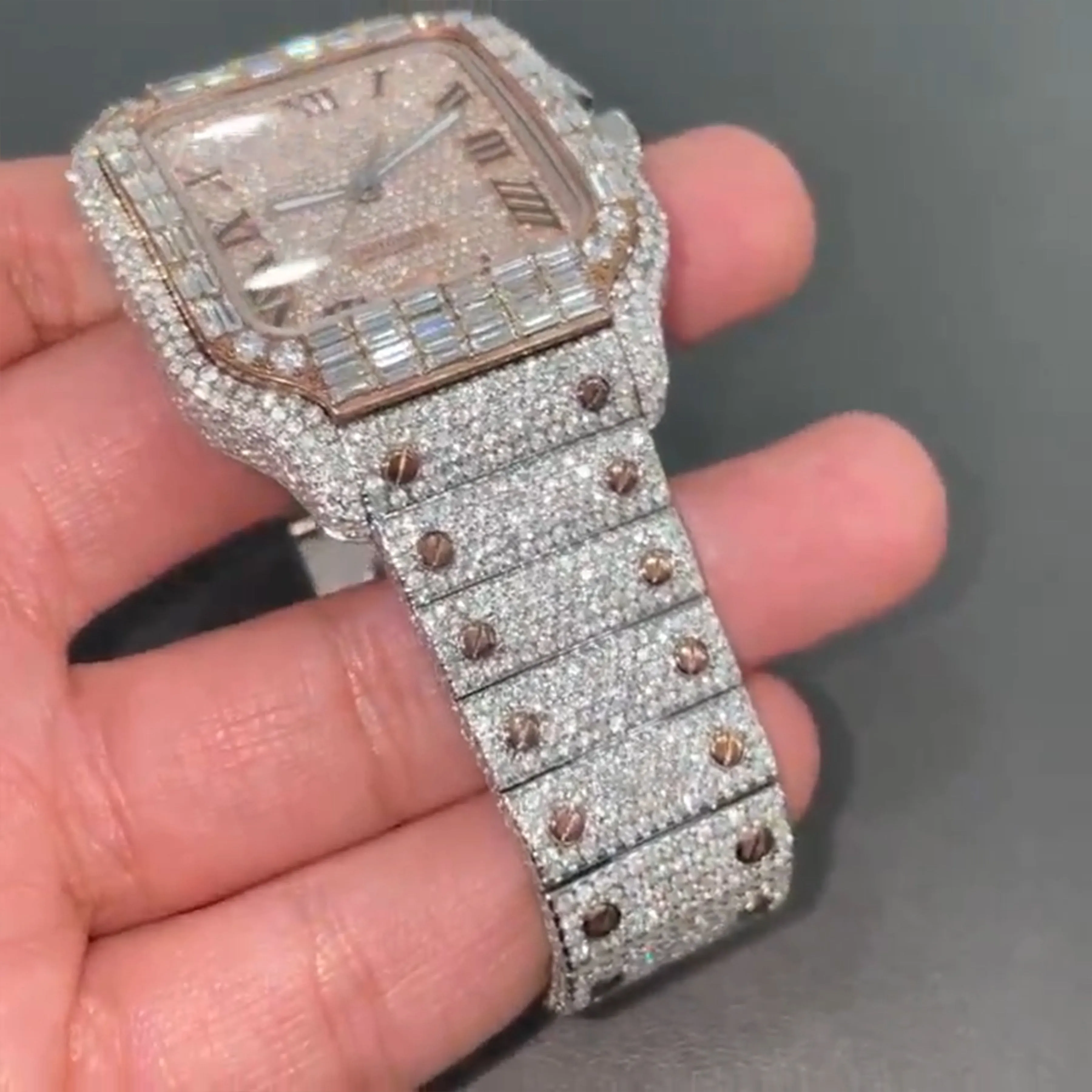 Moissanite watch | diamond watch(W-29)