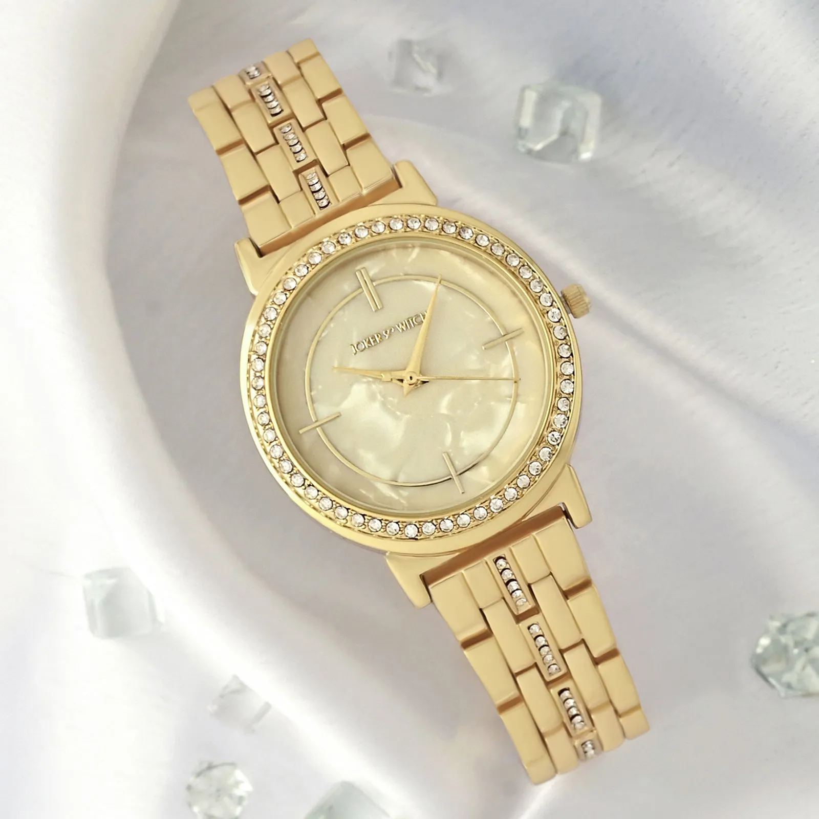 Moonlight All Gold Rhinestone Watch